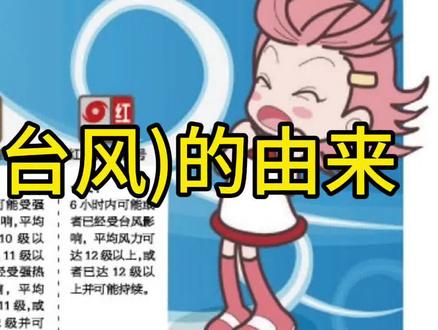 #卡努(6号台风)的由来#