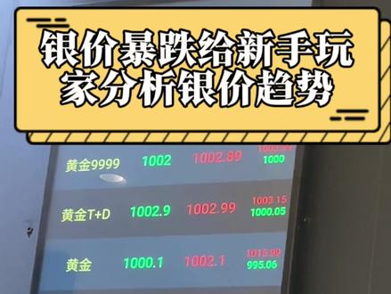 给新手玩家分析近三年白银趋势 #张家口 #银价 #足银 #银饰 #足银999