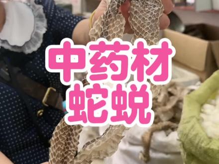 上次是哪个老铁要看蛇蜕,园园安排上了,快转发给他#蛇蜕 #中药材 #认识中药材