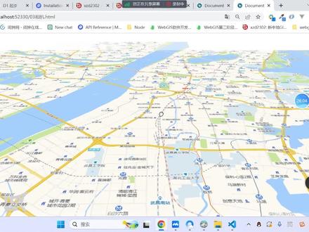 GIS开发地图框架mapbox视频教程 玩转相机功能-水平角#mapbox #GIS #高精地图 #webigs #地信