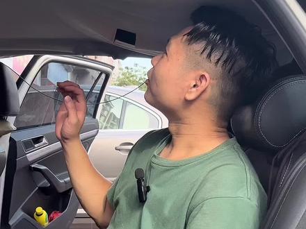 #每天一个用车知识 大众朗逸顶棚老化脱落,影响行驶安全,到店翻新翻毛绒,效果杠杠的。分享上车效果#顶棚翻新 #顶棚脱落修复 @DOU+小助手 #东莞厚街