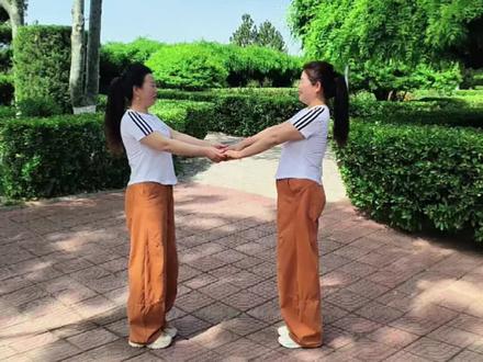 《目瑙纵歌》双人对跳慢动作口令分解#口令教学#抖音广场舞#简单易学 #零基础学舞蹈