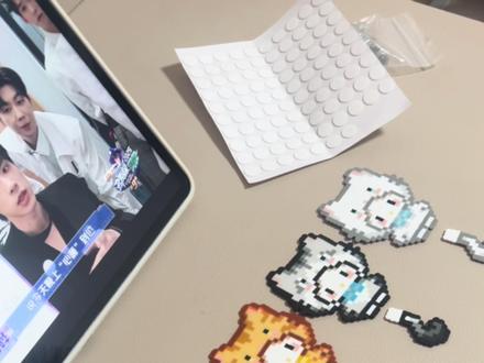 会摇尾巴的hello kitty制作教程#拼豆 #拼豆教程 #hellokitty #拼豆豆 #拼豆图纸