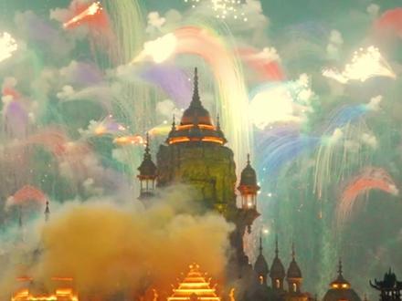 1元预约,“三层七彩祥云”烟花来了#三湘四水相约湖南