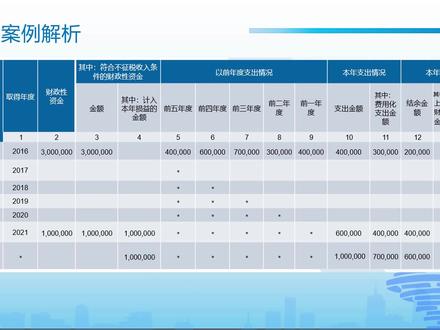 A105040专项用途财政性资金纳税调整明细表(青岛税务)
