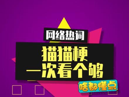 猫猫梗详细介绍来了#猫猫梗图 #猫猫教 #这是什么梗