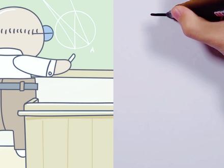 看动画学绘画:爸爸妈妈辛苦了,画一个英文我爱你给爸爸妈妈叭 #日常瞎画 #原创漫画 #动画 #绘画过程