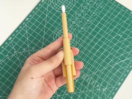 教你用纸张制作简单又好玩的迷你发射器 #手工教程分享 #手工教程 #我的手工作品 #手工 #手工制作