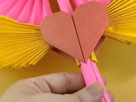 好看的魔法杖折纸教程 #折纸#折纸教程