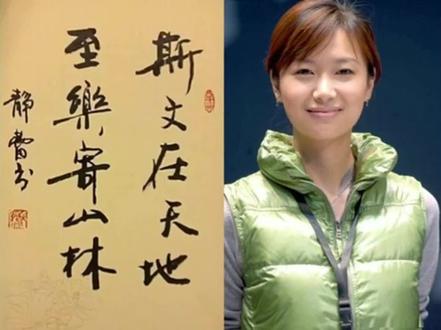 第一女明星书法家徐静蕾,行云流水,一气呵成。