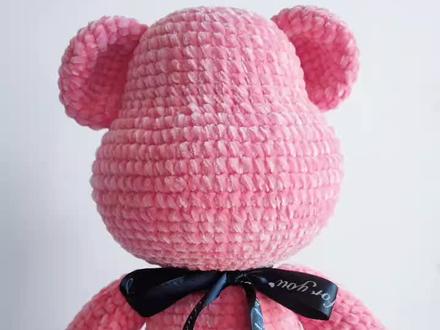 #手工毛线编织 大号暴力熊起针钩织讲解