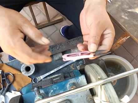 如何研磨小剪刀,全程录制,人人都可以学会