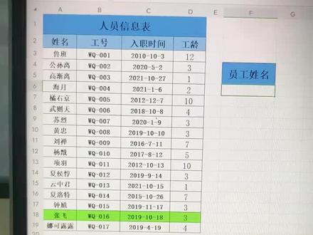 只要输入名字就你标记颜色,看过来#Excel #office办公技巧 #excel零基础入门教程 #每天学习一点点 #每天跟我涨知识