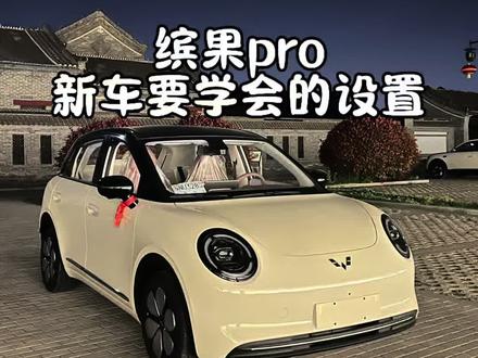 缤果pro新手必看,缤果pro提车当天回家一定要设置的几个功能,可以让开车更顺手#缤果pro #五菱缤果pro #用车知识