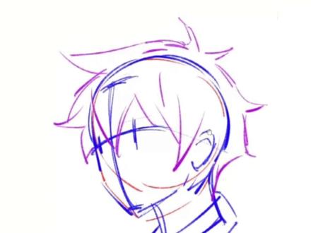 各个角度的头部画法!#绘画 #画画