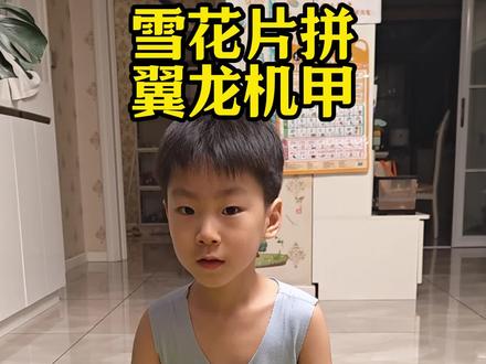 雪花片翼龙机甲教程#你家孩子也这样吗