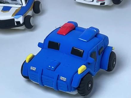 炫卡斗士炫蓝装甲车粘土手工小汽车制作 #炫卡斗士玩具 #炫蓝雷霆王 #自制玩具车 #我的小车车 #汽车模型收藏