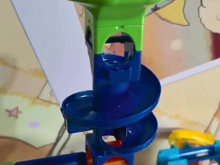 滚珠轨道积木自创搭法,喜欢点赞赞#伟易达 #滚珠轨道积木 #永远玩不够的童年玩具