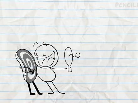 #搞笑视频 #简笔画 #沙雕日常 #有趣的创意 #火柴人 #涂鸦 #创意拍摄 这箭靶成精了哇哦