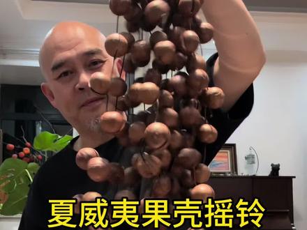 夏威夷果壳摇铃的制作教程视频 赵洪啸设计制作