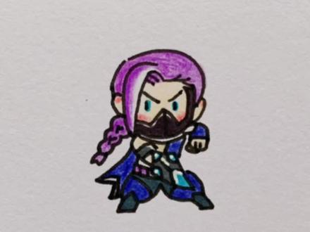 刀锋所划之地,便是疆土。#绘画过程 #q版人物 #王者荣耀 #兰陵王 #开学抖出知识点 @抖音青少年