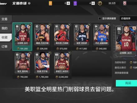 美职篮全明星热门削弱球员去留问题#美职篮全明星 #坎宁安#莫布利 #戴森丹尼尔斯 #班凯罗