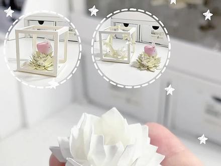 自制荷花折纸 #宅家时光 #手工diy #手工