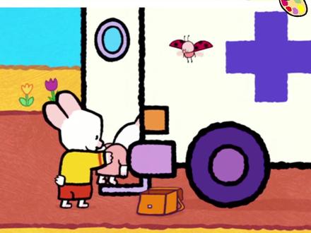 学画救护车 帮助受伤的人#抖动六一 #画画 #简笔画 #兴趣才艺 @抖音青少年