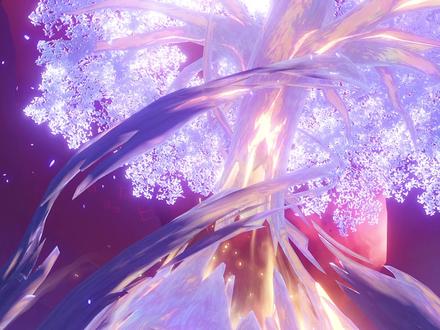 PV里博士烧的树,好美#愚人众博士