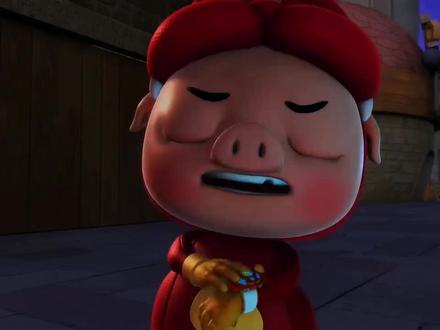 猪猪侠首次变身铁拳虎#猪猪侠#猪猪侠之变身小英雄