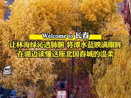 Welcome to 长春!让林海绿沁透肺腑,将潭水蓝映满眼眸,在湖边读懂这座北国春城的温柔~#北国春城 #长春 #吉林 #长春文化的100种打开方式