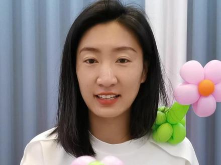 气球摇摇五瓣花教程,学会做给小朋友喽#气球教程 #送小朋友的礼物 #气球派对布置