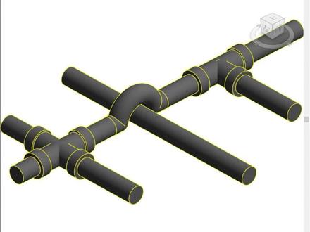 绘制管道没有比这个更快更方便的了#CAD #revit #BIM #管道