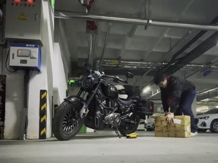 无极cu625amt安装护杠溜车的一天#摩托车 #改装 #溜车