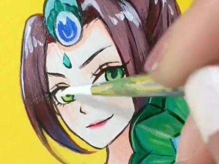 蓝孔雀PK冰公主 #叶罗丽 #画画 #叶罗丽精灵梦 #冰公主#蓝孔雀 @抖音小助手 @DOU+小助手