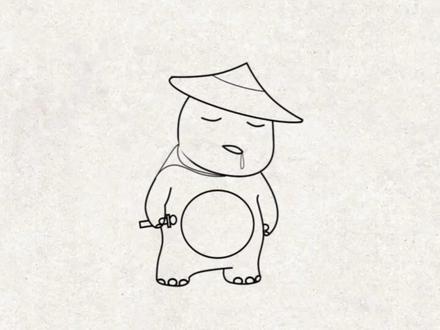 瞌睡的大侠奶龙来喽#动画 #儿童动画 #动画