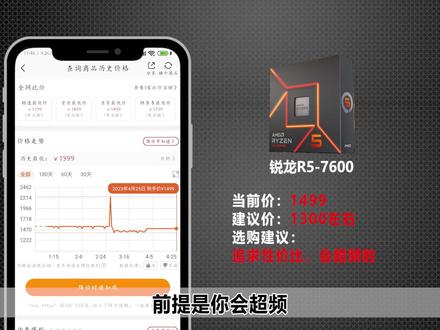 买新不买旧!关于13490F与7600,两者到底该如何选?#电脑 #科普 #游戏 #电脑配置 #涨知识 #产品比价