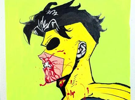 太多人喜欢这个侠了,今天必须安排上#画画 #手绘 #绘画过程 #无敌少侠 #丙烯马克笔 @抖音小助手