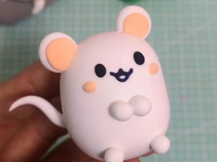 用超轻粘土教你们做十二生肖:鼠~@抖音小助手