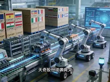 天奇股份逆袭爽文! 智能装备海外狂揽单,锂电+机器人藏不住了?#天奇股份 #机器人#科技改变生活