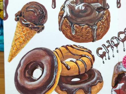 来!星星给你画个甜甜圈🍩吃
#画画 #画画教程 #画画其实很简单 #画画过程 #一起学画画