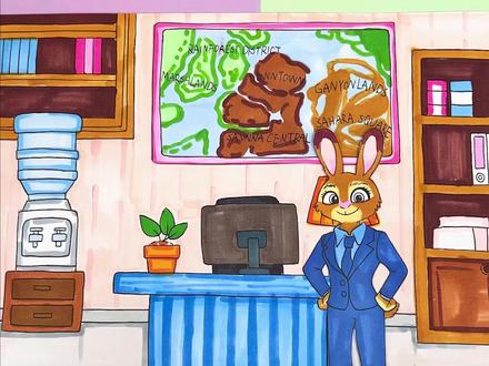 朱迪当市长,动物城乱套了! #疯狂动物城 #疯狂动物城玩具 #疯狂动物城朱迪 #儿童手工 #手工玩具