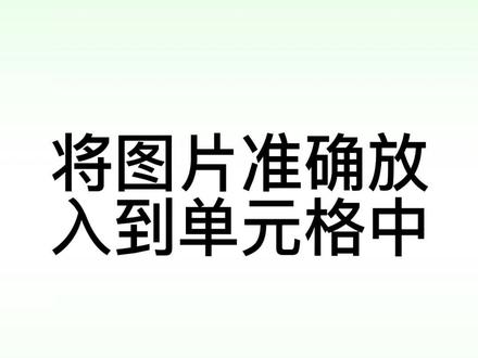 Excel表格单元格中如何快速精准的放入图片#excel #办公技巧 #excel技巧 #excel教学 #office办公技巧 #文员 #办公软件技巧 #教程 #小技巧你学会了吗 #知识先锋计划 @抖音小助手