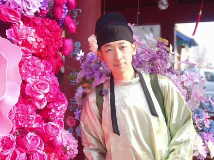 文明观花,安全观花,簪花郎祝您花朝节快乐 #花朝节 #杨家埠 #簪花郎 #治愈系风景