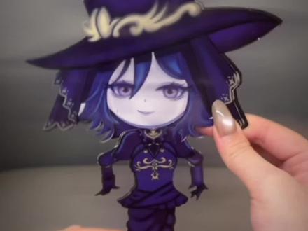 蛋仔派对画中女郎#二次元动漫 #潮玩手办