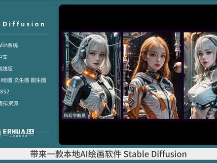 离线版AI绘画Stable Diffusion+7Glatest模型+10G数据包 #AI绘图 #AI绘图软件