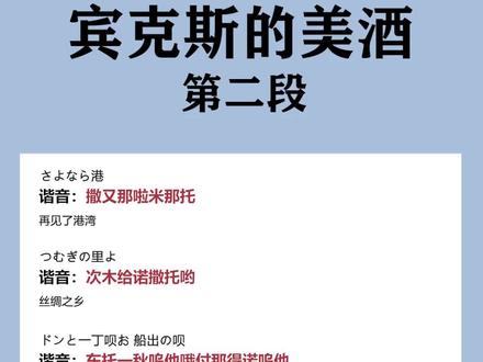 海贼里要说不可缺少一首歌那一定是这首了,承载着无数海米的梦啊#日语歌 #海贼王 #宾克斯的美酒