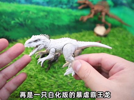 战神棘龙VS暴虐迅猛龙,侏罗纪世界第三弹积木小恐龙来咯 #侏罗纪世界 #恐龙 #布鲁可自然集 #侏罗纪世界惊喜版 #玩具