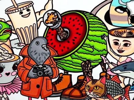 涂色书界泥石流! #外国山海经 #画渣日常 #手绘 #解压