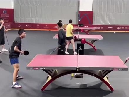 过节就要有过节的样子~#王楚钦孙颖莎